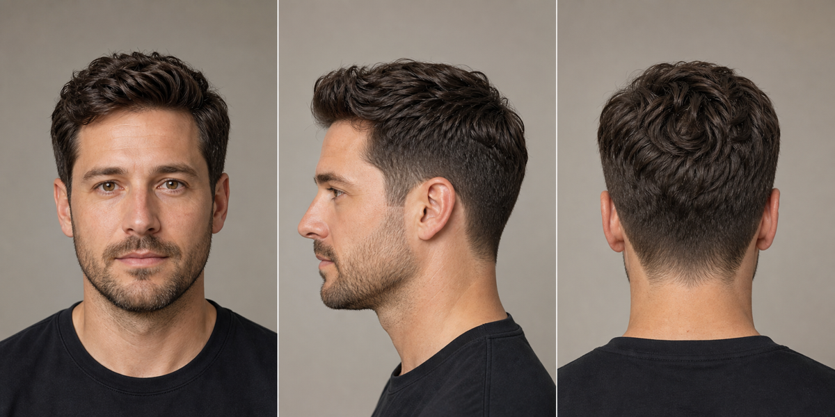 Mid Taper Fade haircut example