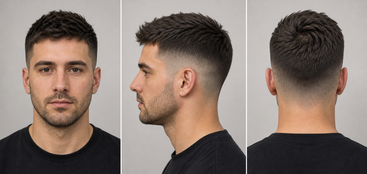 Shadow Fade haircut example