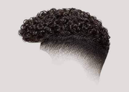 Curly Top haircut example