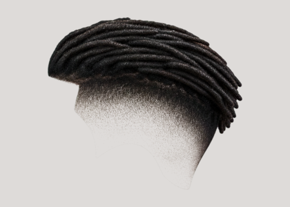 Short Locs haircut example