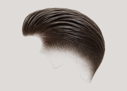 Slick Back haircut example